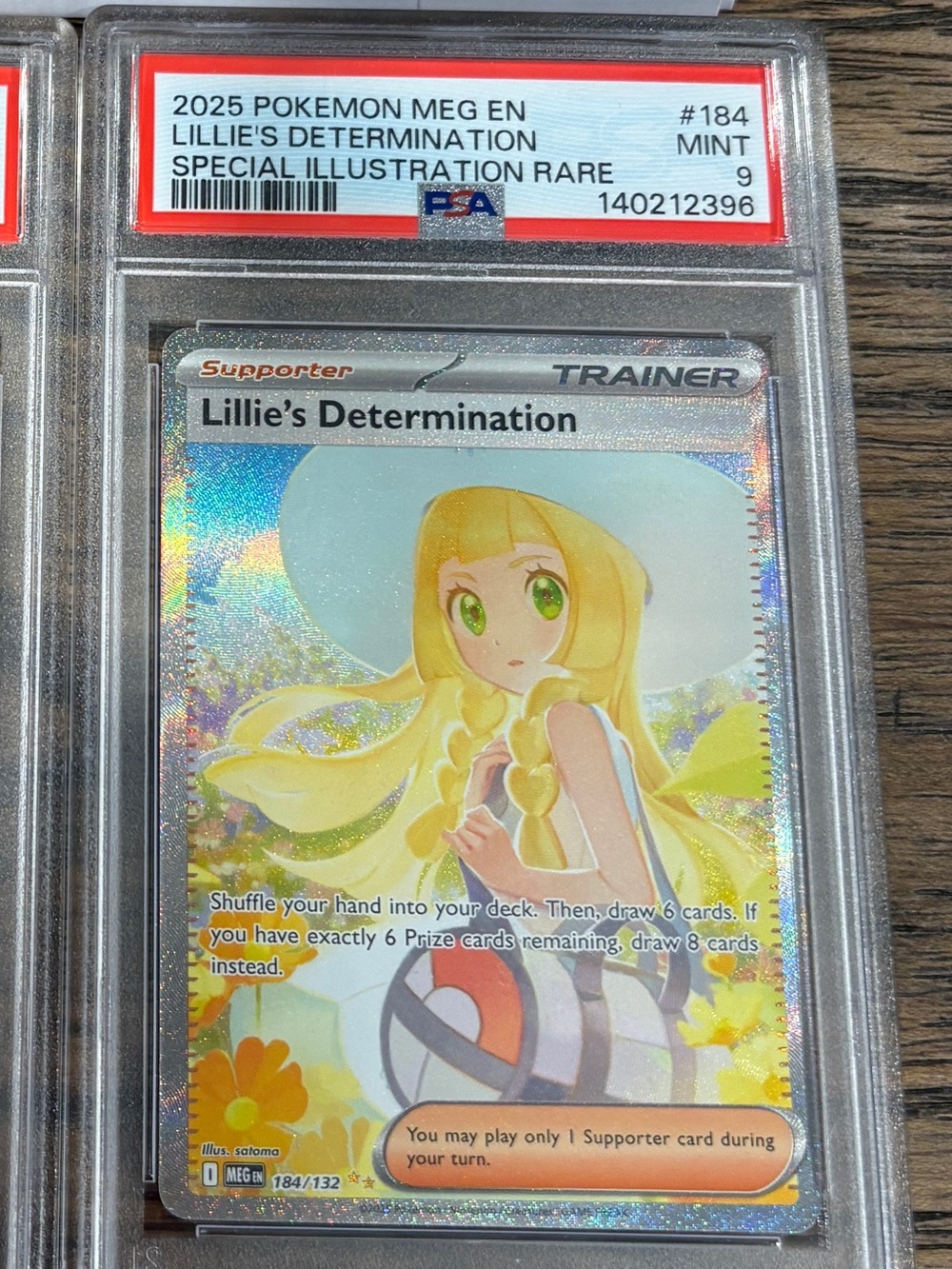 Pokémon TCG Lillie’s Determination PSA 9 Mega Evolutions